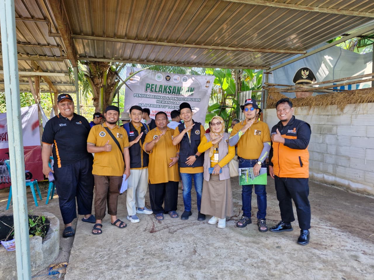 LAZISMU Karanganyar Fasilitasi Penyembelihan dan Distribusi 119 Hewan DAM Hadyu Jamaah Haji KBIHU ZAM-ZAM Karanganyar - Berita Lazismu