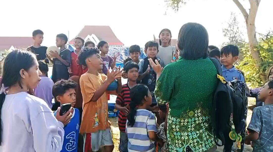 Pulihkan Psikologis Anak-anak Pascagempa, Relawan Muhammadiyah Siap Dirikan Sekolah Darurat di Tenda Pengungsian
