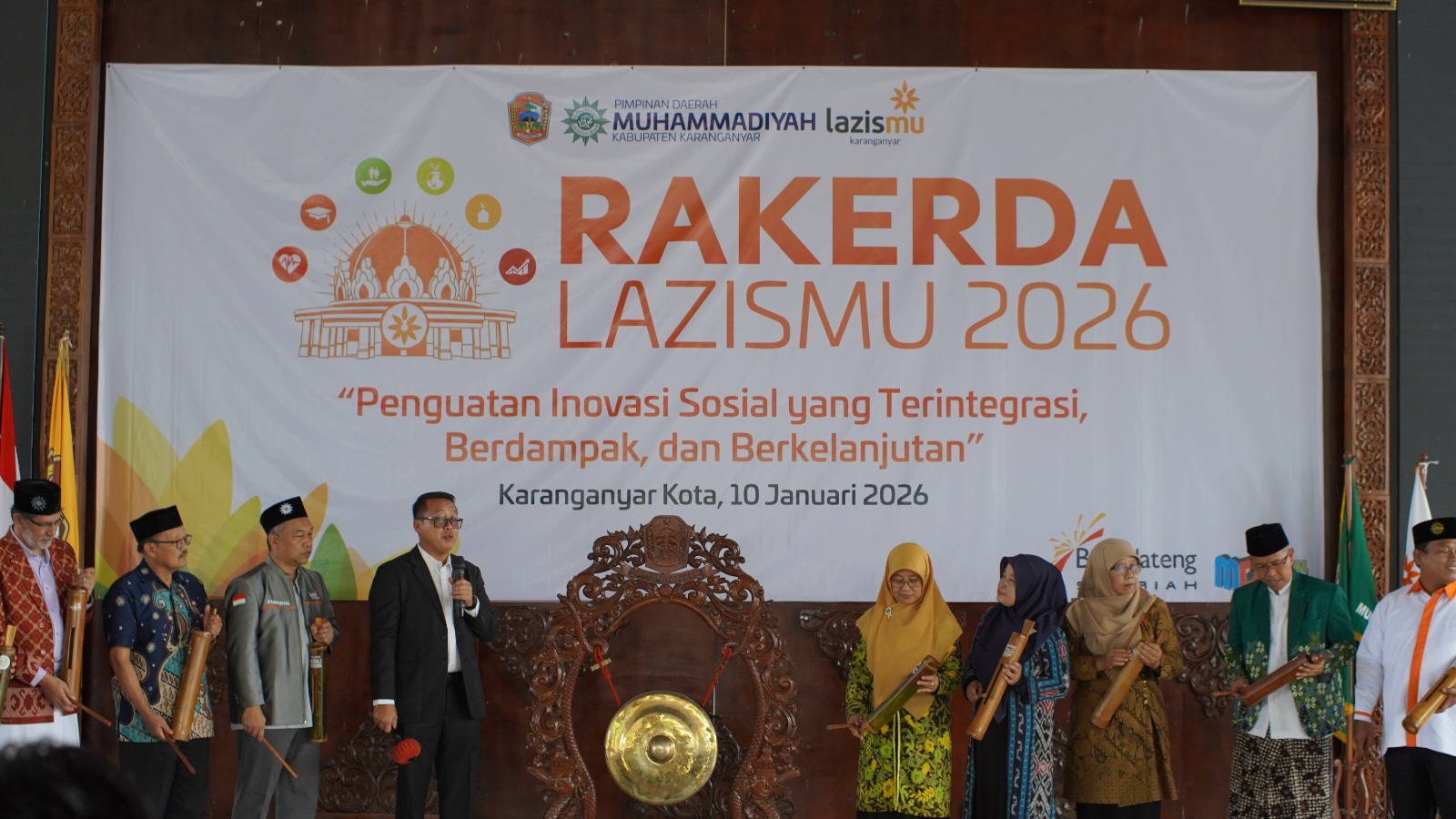 DIBUKA DENGAN KENTONGAN, RAKERDA LAZISMU 2026 JADI MOMENTUM AWAL CAPAI 12 MILLIAR