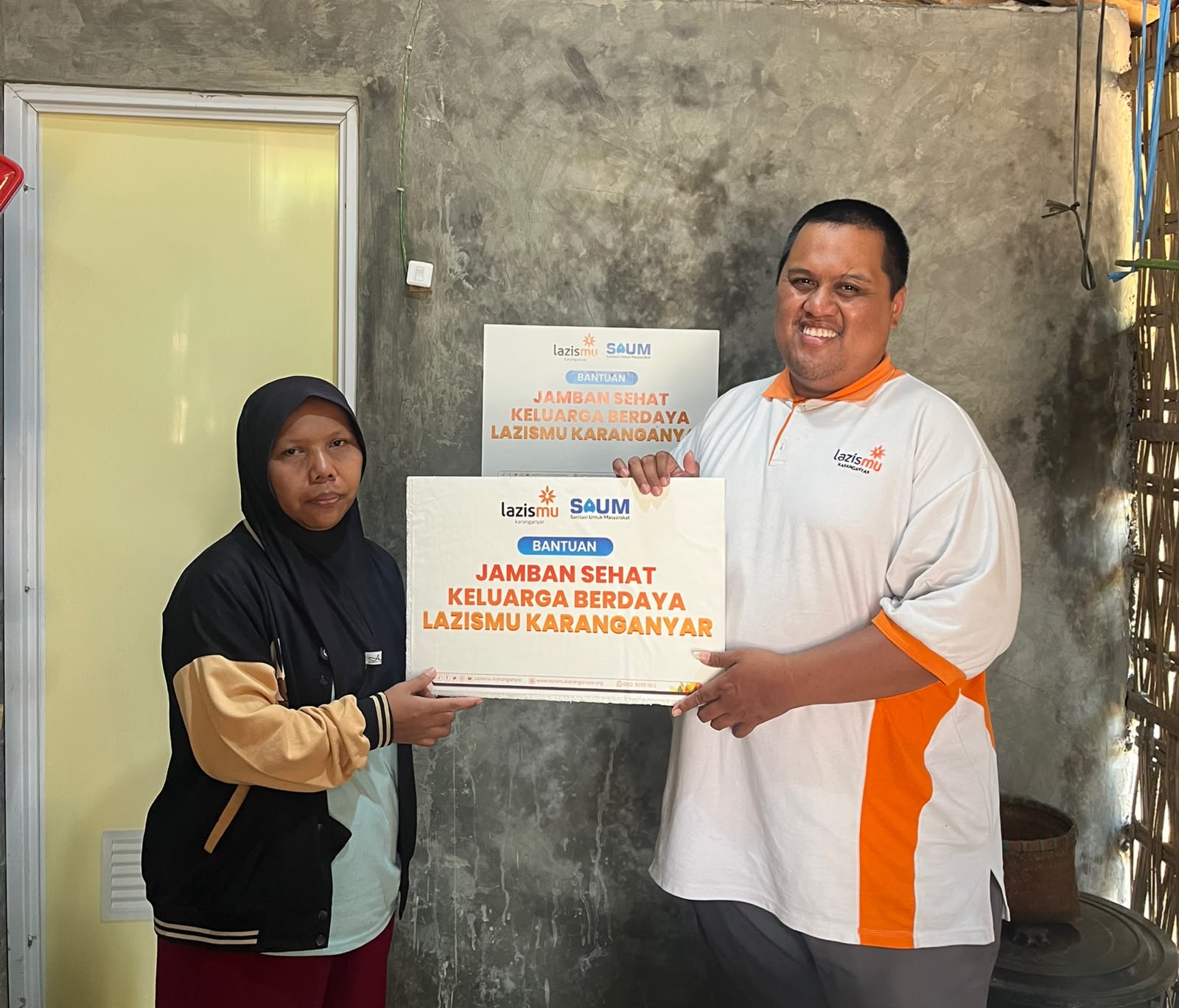 Bantuan Jamban Sehat untuk Keluarga Ibu Sulastri - Berita Lazismu