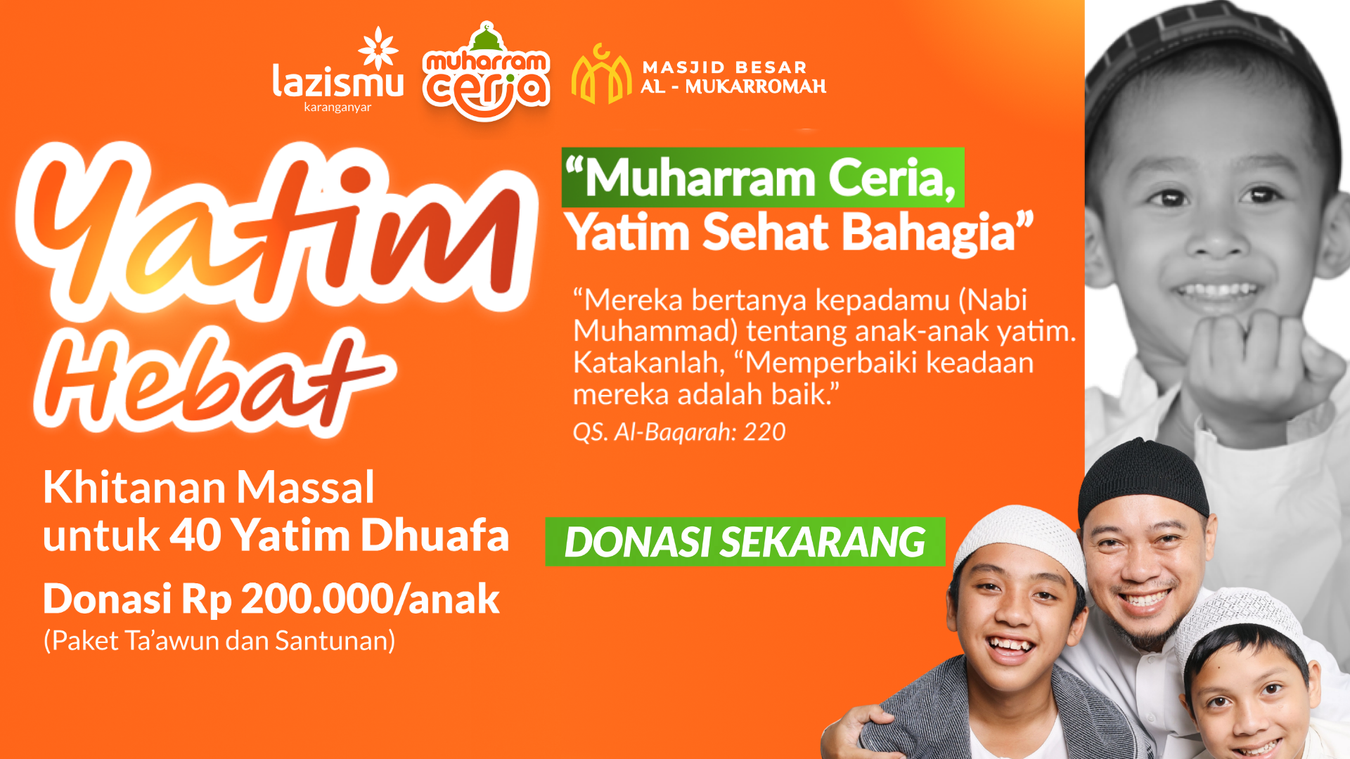 Donasi Khitanan Massal - Program Donasi Lazismu