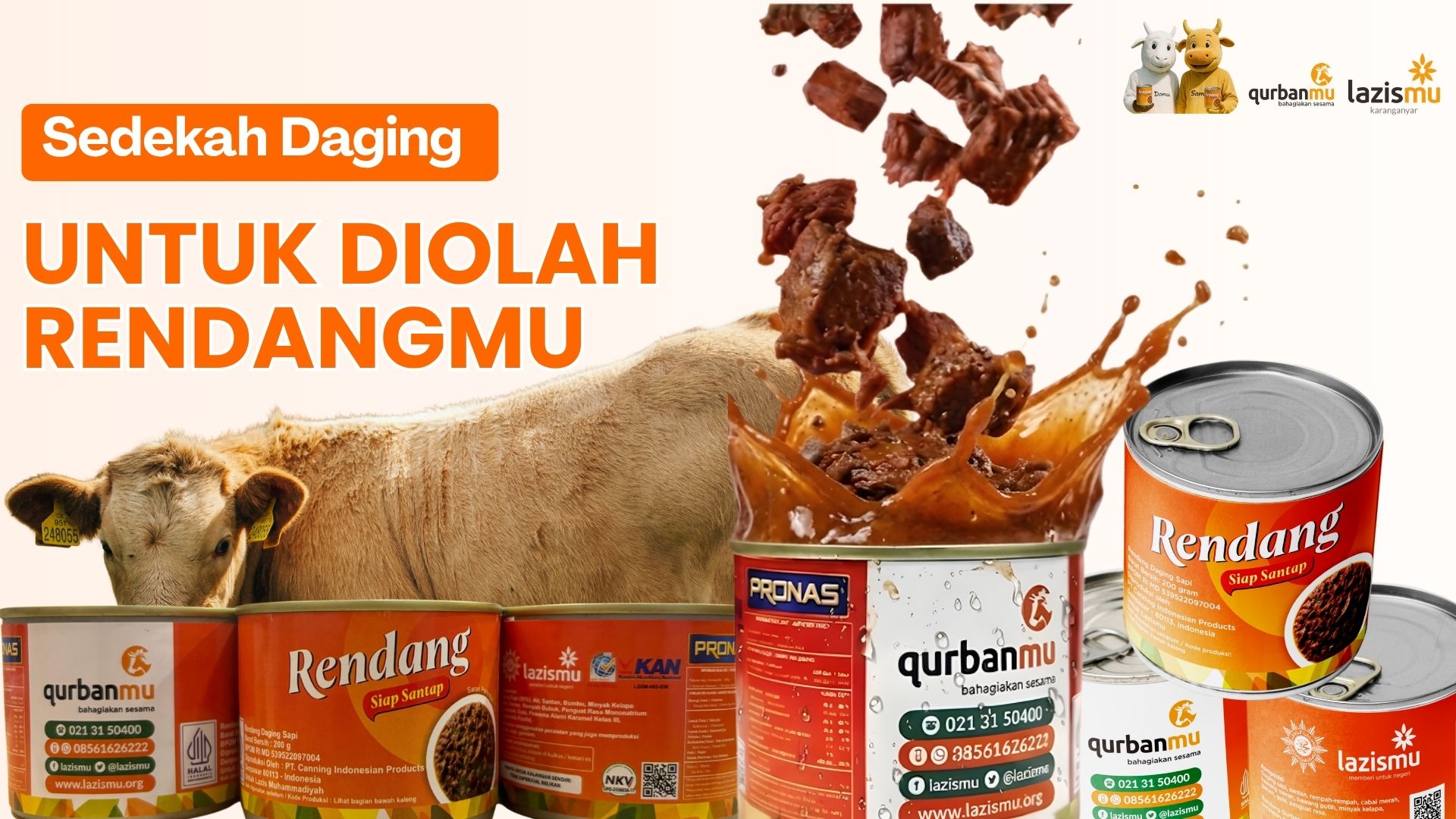 Infak Daging Rendangmu: Cara Mudah Belajar Qurban dan Berbagi Keberkahan - Program Donasi Lazismu